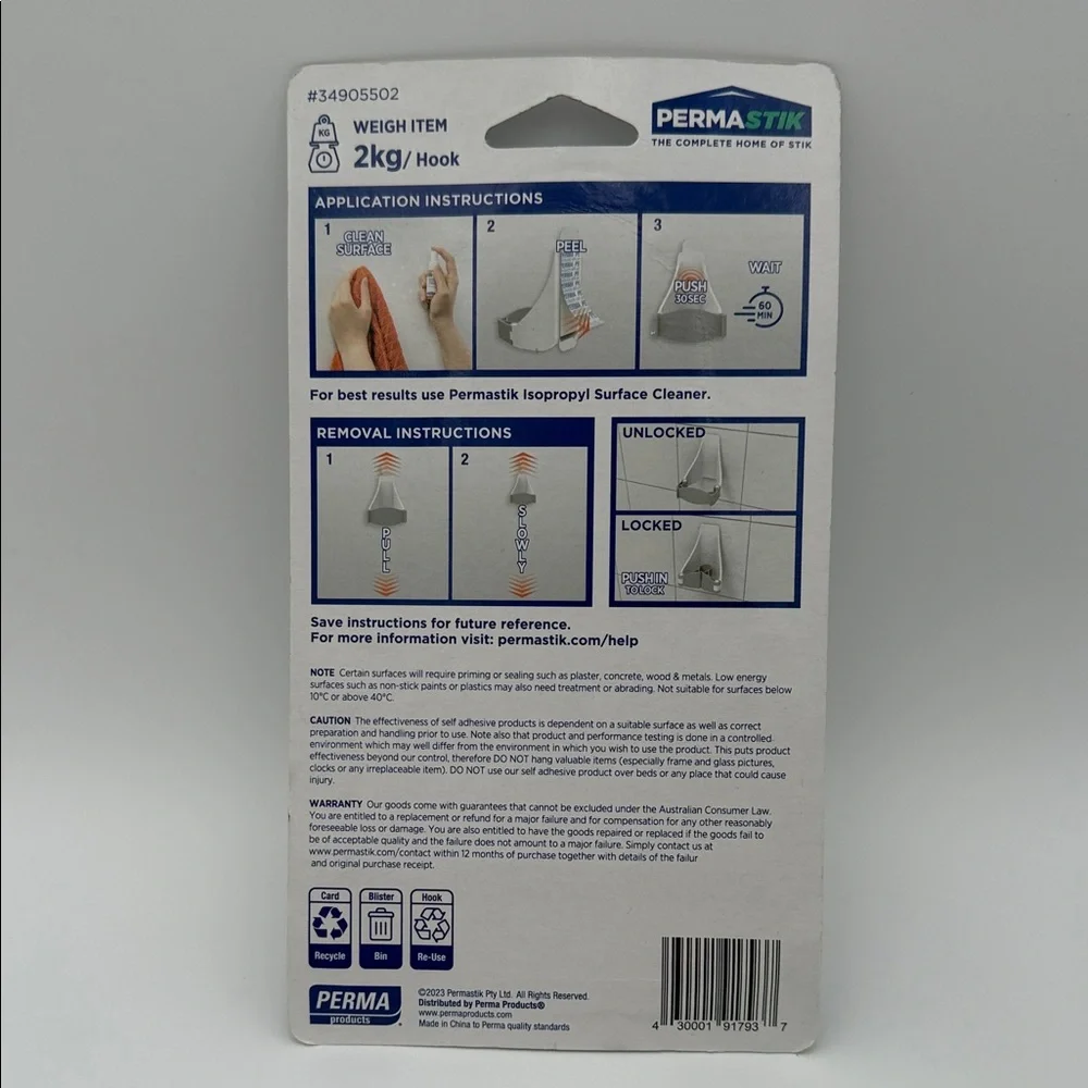 Mop & Broom Gripper Set - 2 Packs